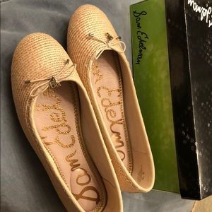 Sam Edelman Falcon Flats (Color: Natural Raffia)